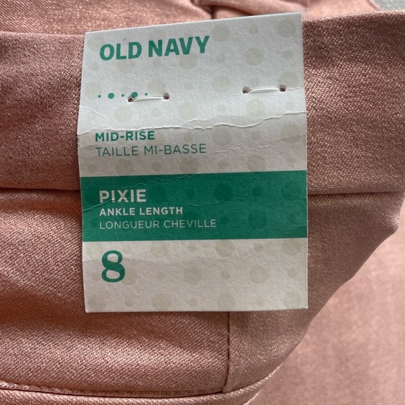 *NWT* Women's Old Navy Pixie Mid-Rise Ankle Length Pants - Sz. 8 - Picture 2 of 4
